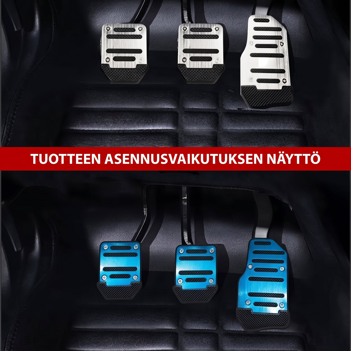Liukumattomat jalkatuet autoon
