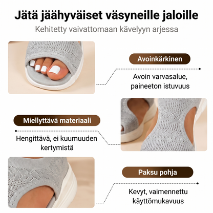 Mukavat naisten sandaalit – hengittävät & kevyet