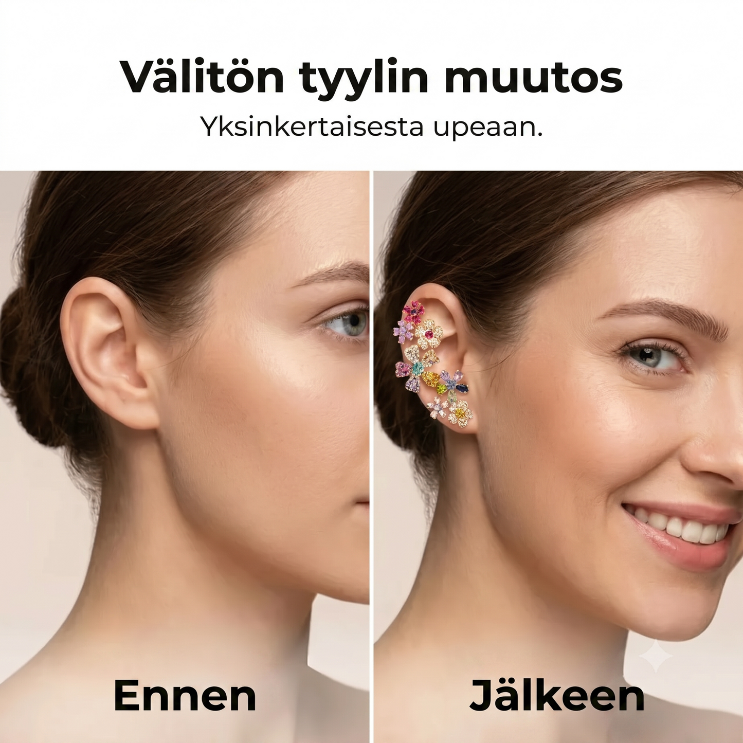 Sarja 2 kukkakorvakorua