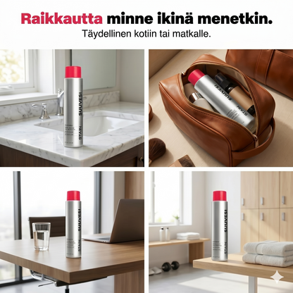 Tahroja poistava valkaiseva suuvesi