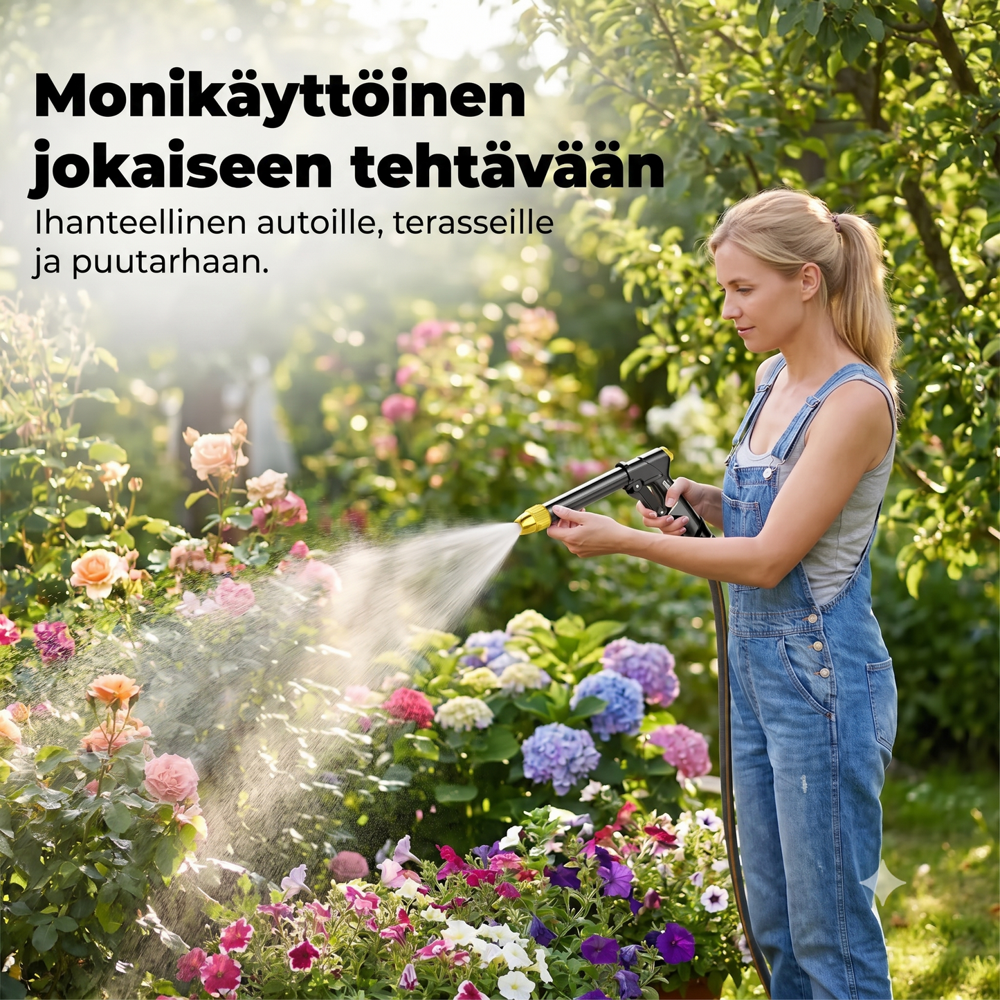 Puutarhaletkun ruiskupistooli