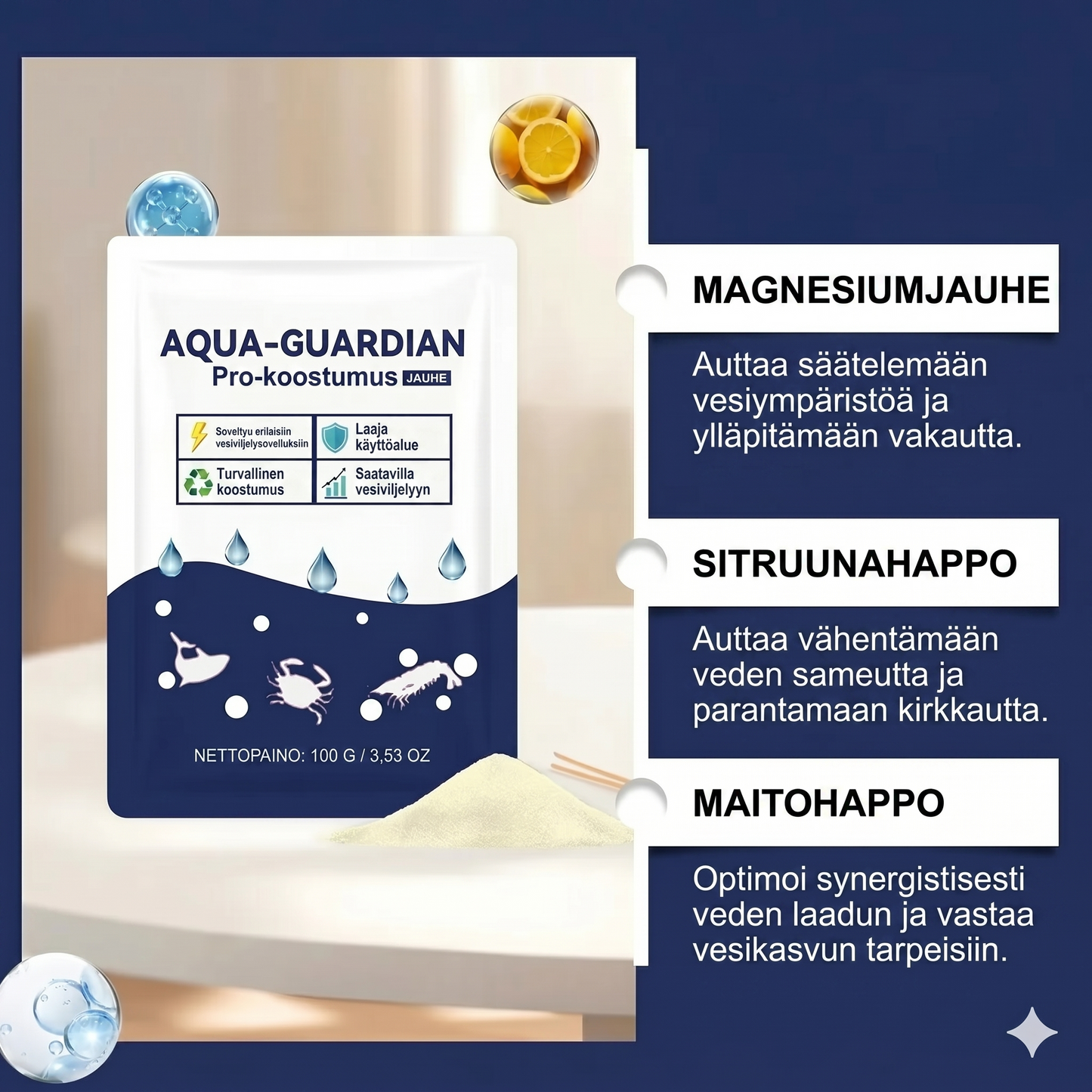 Aqua-Guardian Pro Formula vedenpuhdistin
