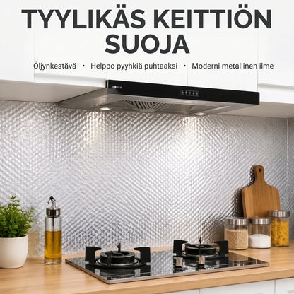 Itsekiinnittyvä alumiininen keittiökalvo 40 x 300 cm