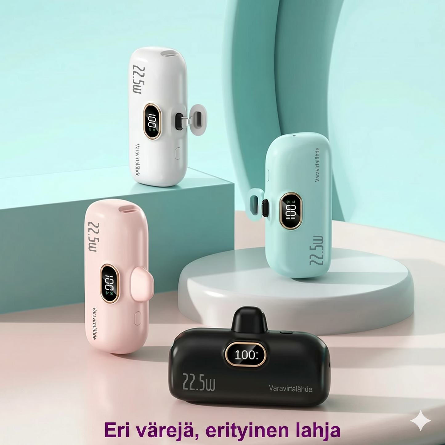 5000 mAh kannettava minivirtapankki puhelimelle