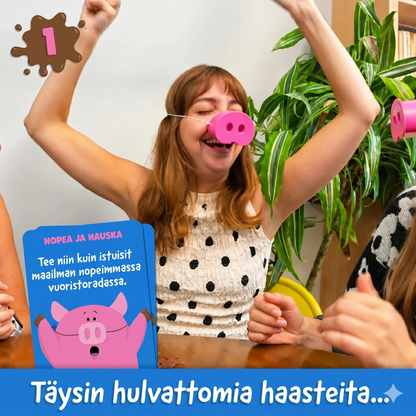 Pigsniff-peli – nauraminen on ehdottomasti kielletty