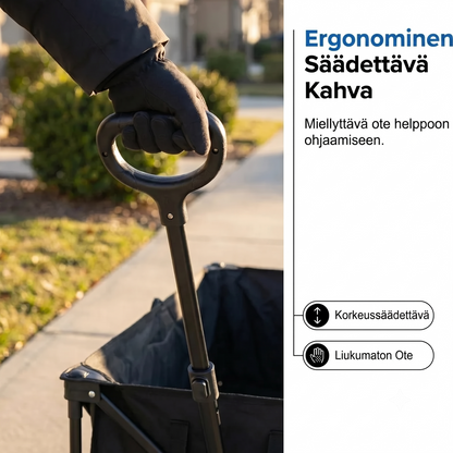 Kokoontaittuva vetokärry