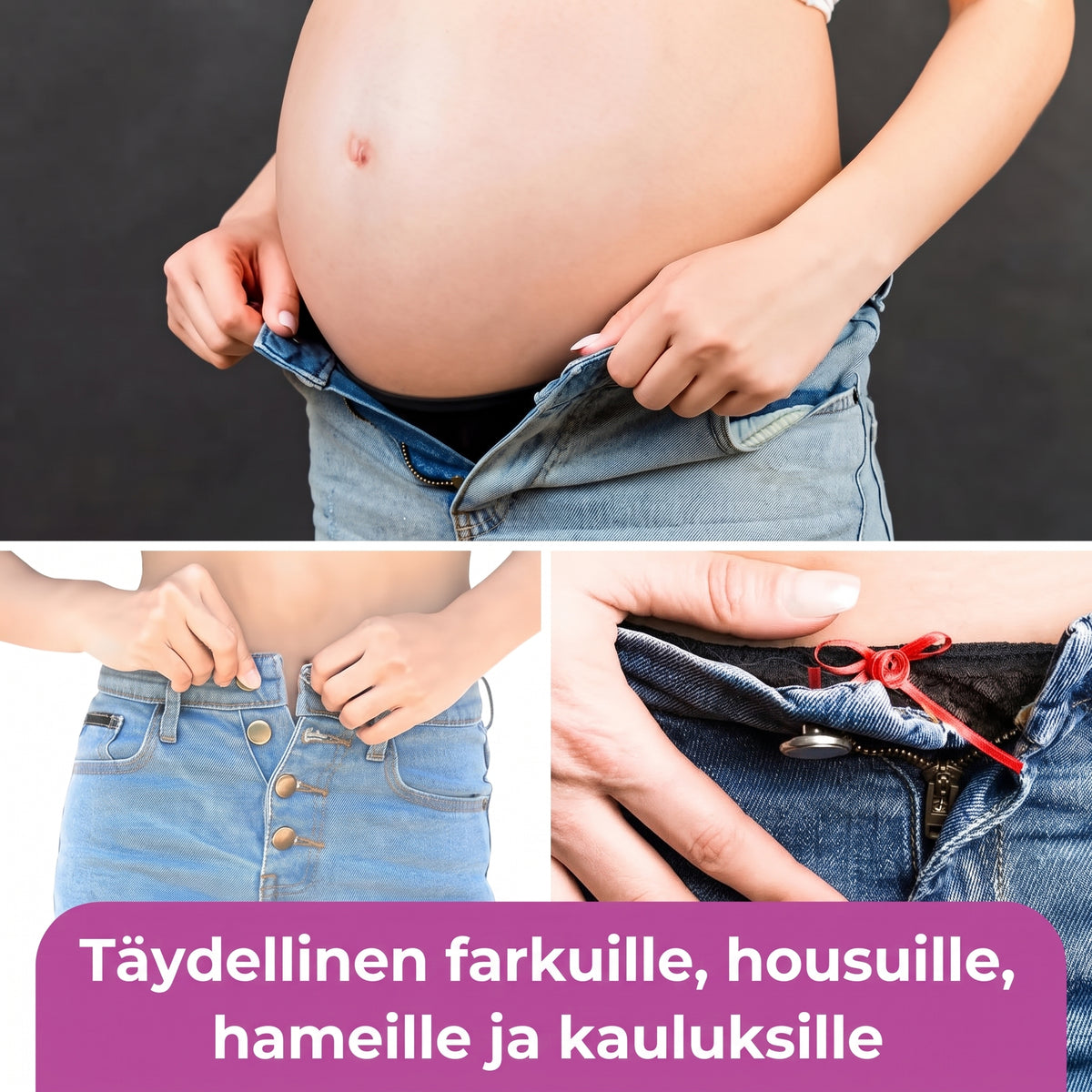 Metalliset napinpidennykset housuihin 10 kappaleen setti