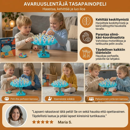 Astronauttitasapainopeli interaktiivisena STEM-leluna