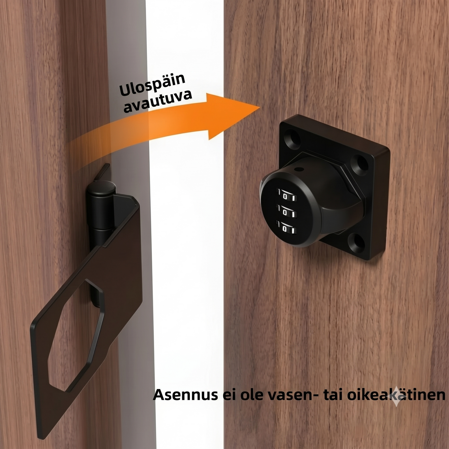 Numerolukko kaappeihin ja oviin