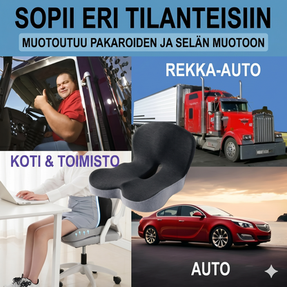 Liukumaton muistivaahtoistuin