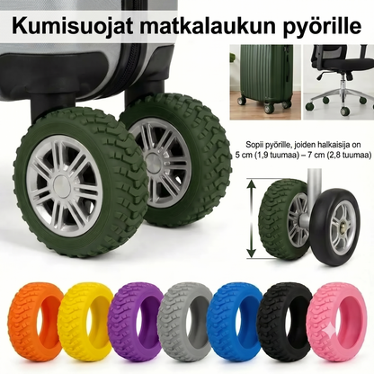 Matkalaukun pyöräsuojat