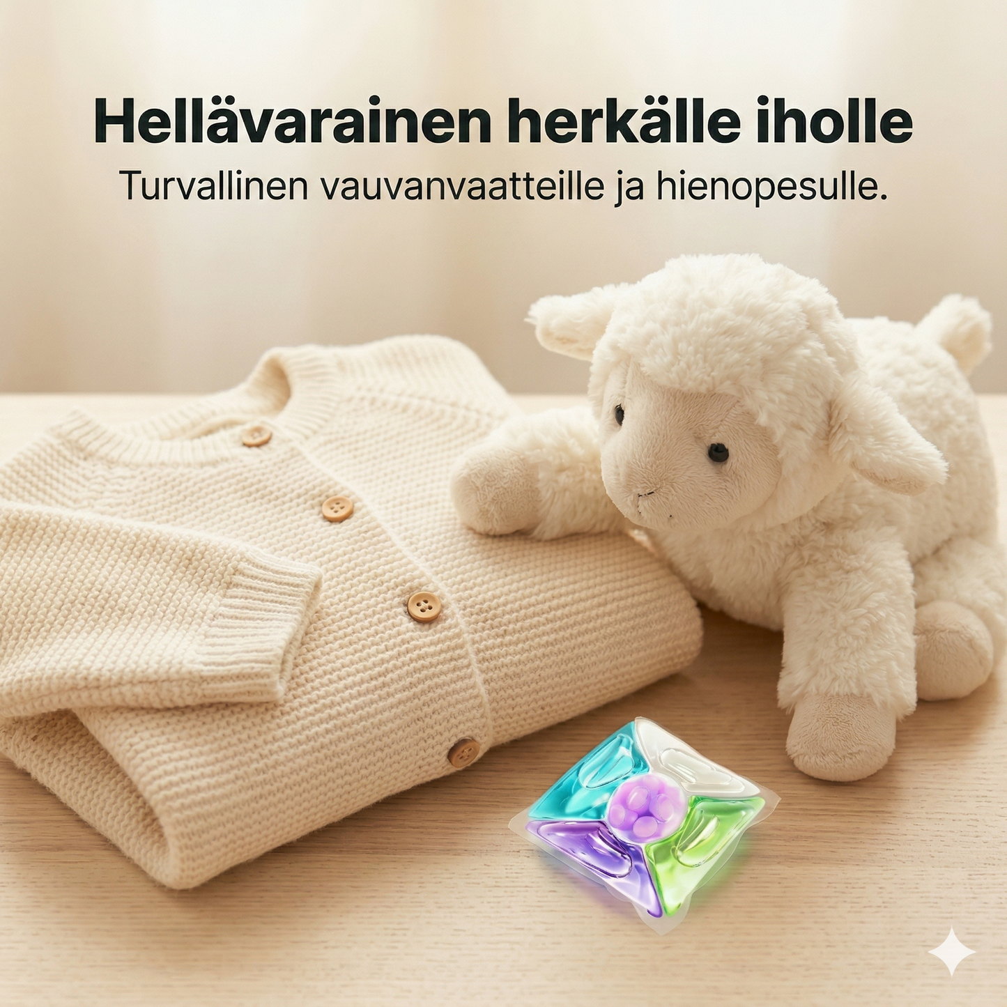 Pesuainekapselit perusteelliseen puhdistukseen ja sterilointiin (11g5 kpl)