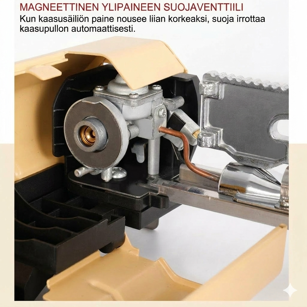 Kannettava kokoontaitettava lämmitin