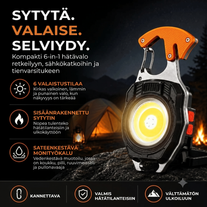 Monitoimityökalu-avaimenperä