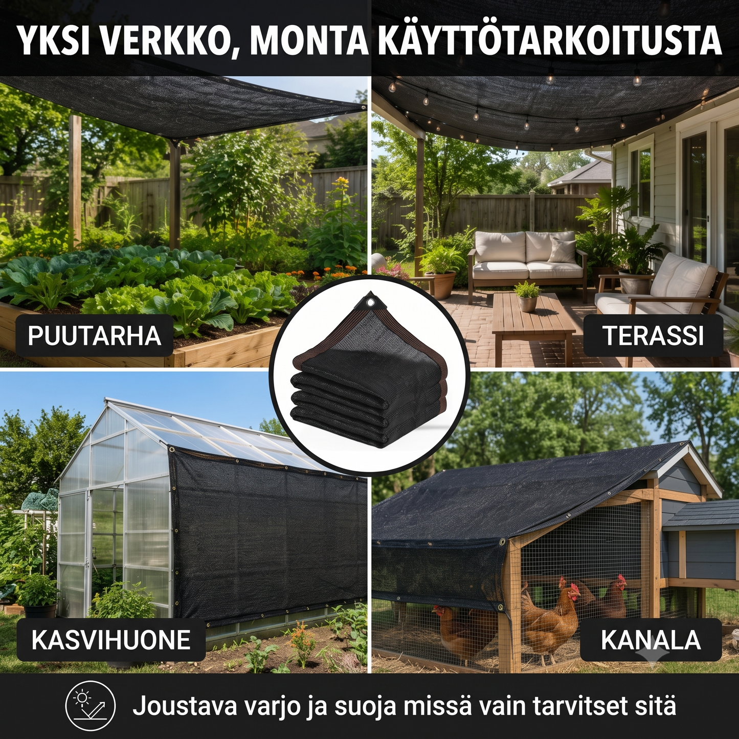Aurinkosuojattu yksityisyysverkko