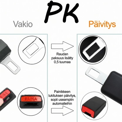 Universaali auton turvavyön jatke