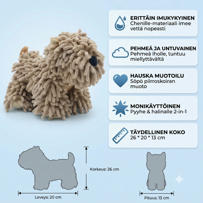 Mikrokuitupyyhe koirille
