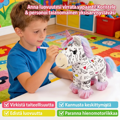 ColorMagic Unicorn pestävä yksisarvis-värityspehmolelu