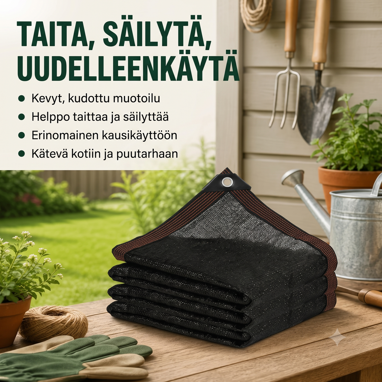 Aurinkosuojattu yksityisyysverkko