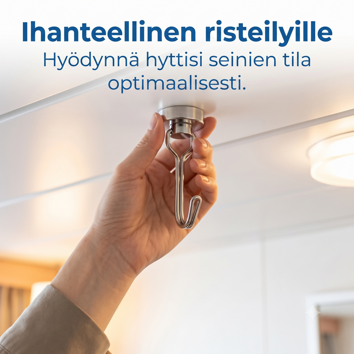 Sarja 2 magneettista kääntyvää koukkua