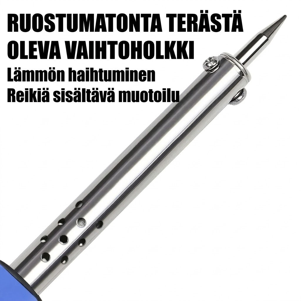 Ulkoisesti lämmitettävä sähköinen kaiverrusveitsi