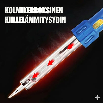 Ulkoisesti lämmitettävä sähköinen kaiverrusveitsi