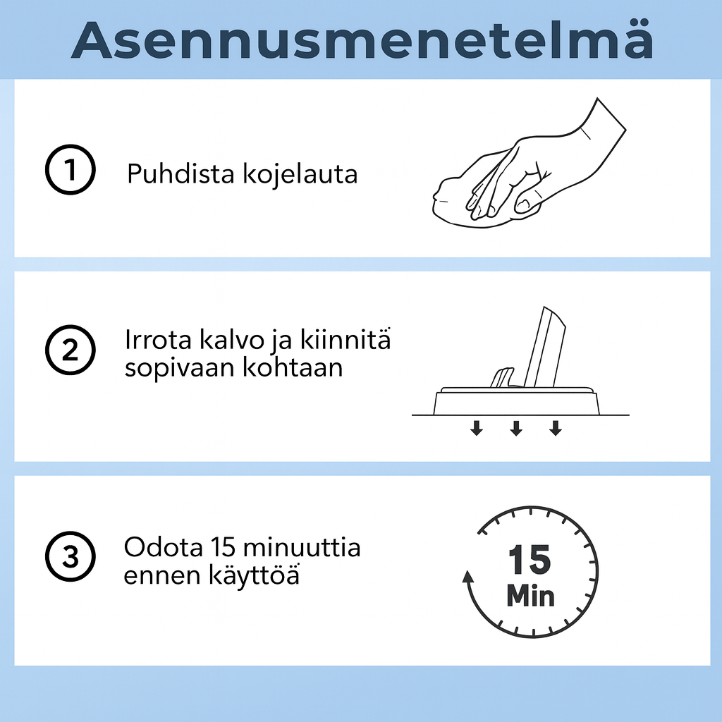 Kojelaudan navigointipuhelimen pidike