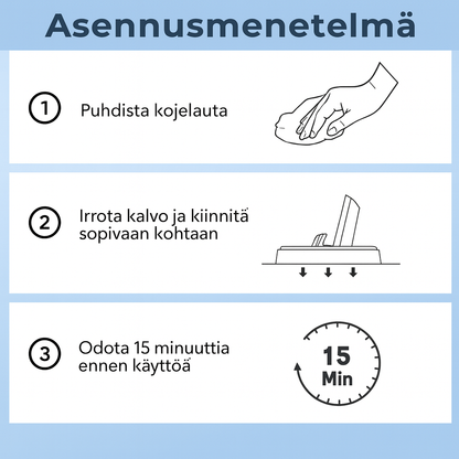 Kojelaudan navigointipuhelimen pidike