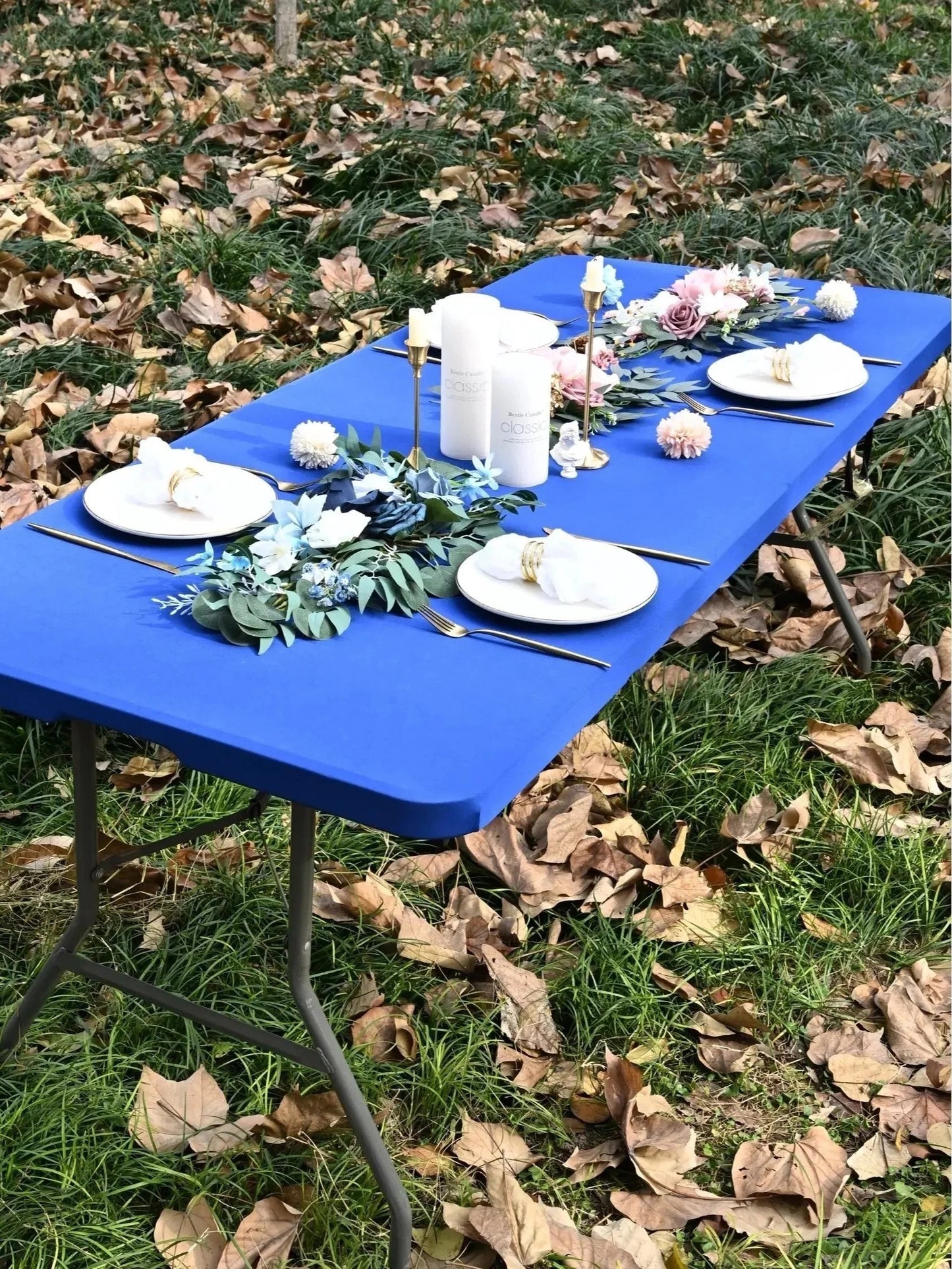 Joustava pöytäliina – sopii 4, 6 ja 8 jalan pöydille