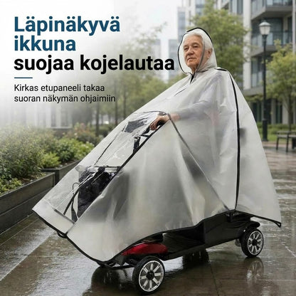 Erittäin suuri vedenpitävä PVC-sadesuoja sähköskoottereihin