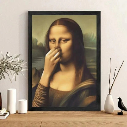 Hauska Mona Lisa (Nenästä puristaminen)