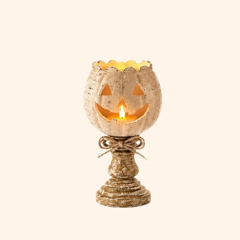 Halloween-kurpitsakynttilänjalka