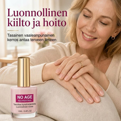 Kynsien juonteita tasoittava lakka luonnollisella kiillolla