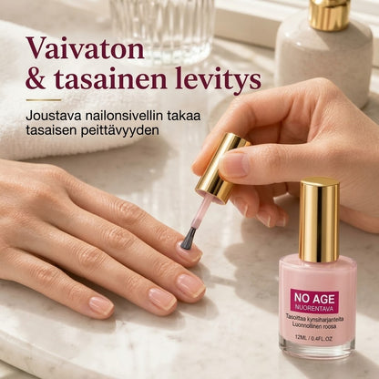 Kynsien juonteita tasoittava lakka luonnollisella kiillolla