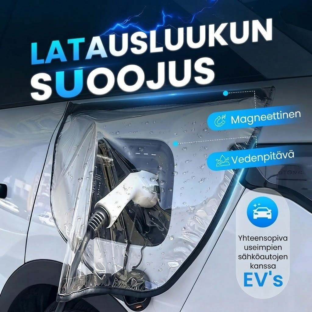 Vedenpitävä magneettinen latausportin suojus
