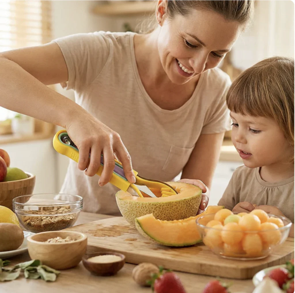 FruitMaster monitoiminen hedelmäleikkuri 4-in-1