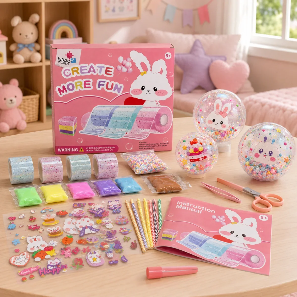 DIY Bubble Squishies askartelusetti 41 osaa