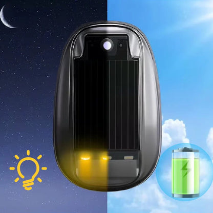 Aurinkokennokäyttöinen RGB-kattoautoilulamppu