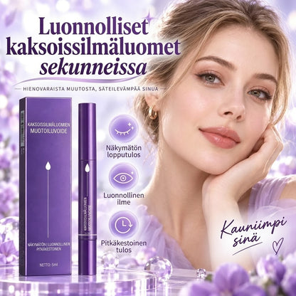 Näkymätön silmäluomivoidekynä luonnollisten kaksoisluomien muotoiluun