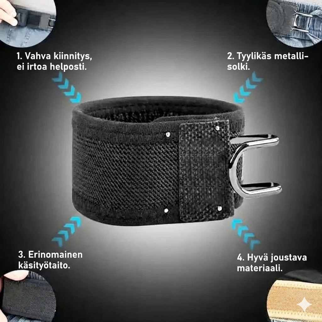 Elastinen vyö ilman solkea miehille ja naisille