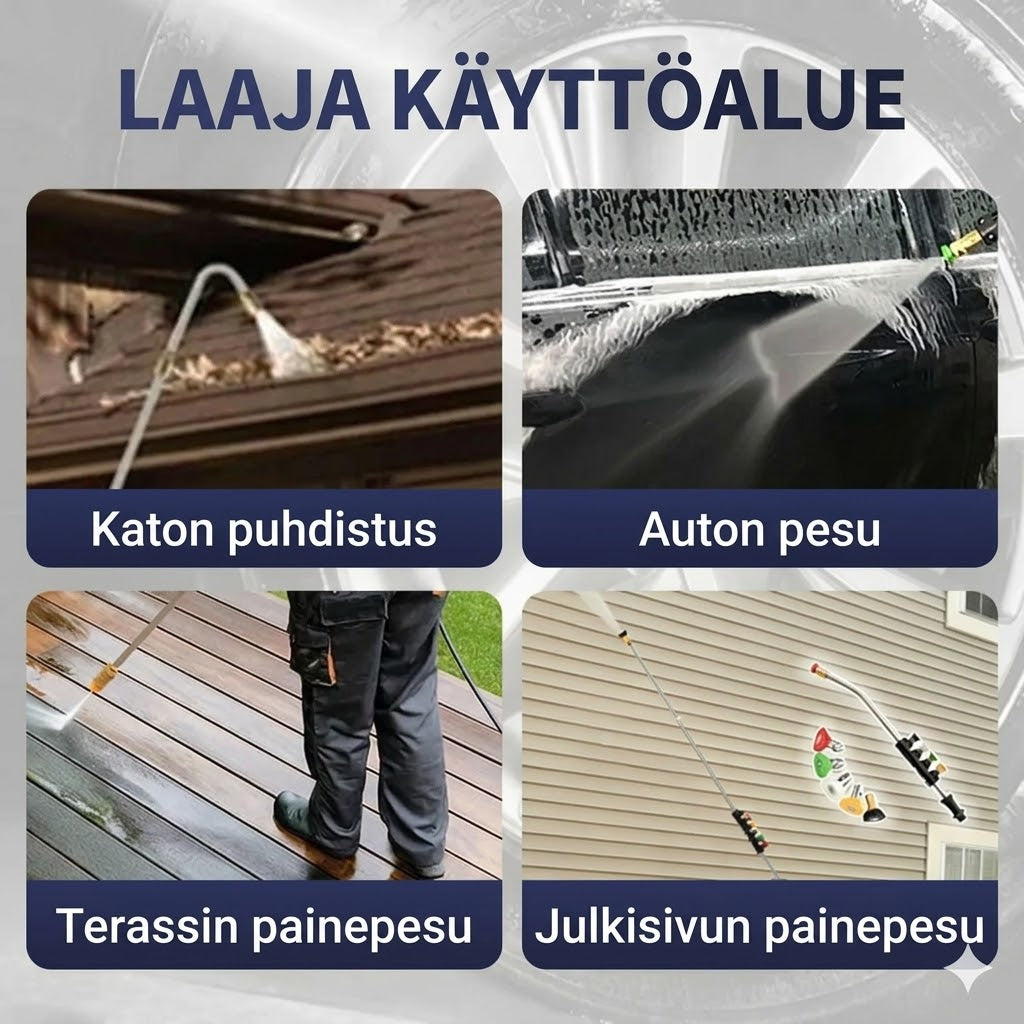 4000 PSI korkeapainepesurin suihkuputkisetti