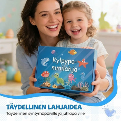 12-osainen kylpypommi-lahjasetti lapsille