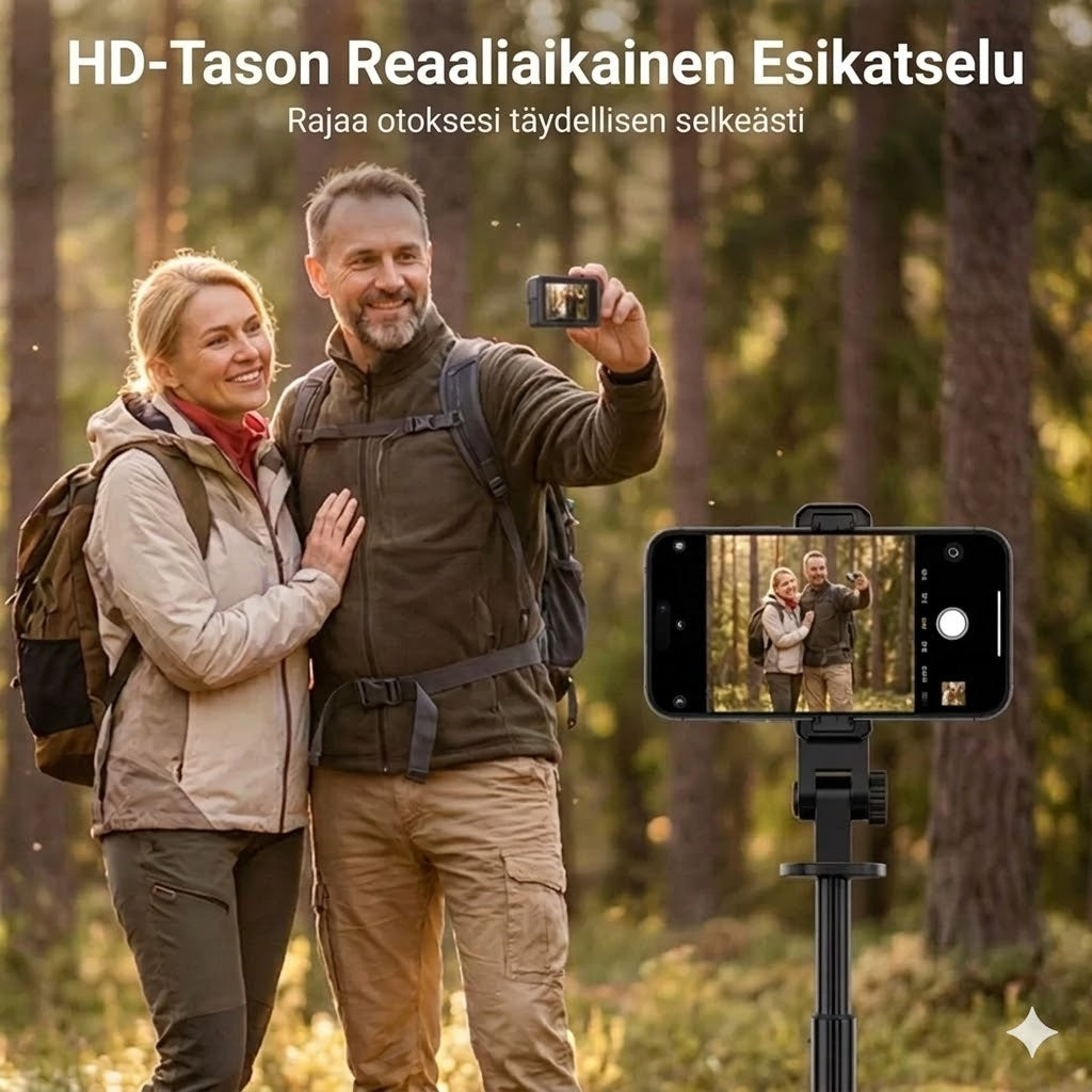 Kannettava langaton selfie-näyttö takakameralle