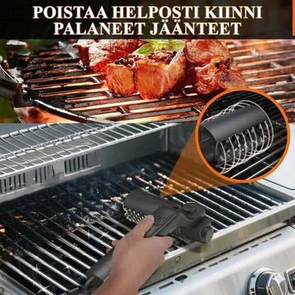 Johdoton sähköinen grillin puhdistusharja