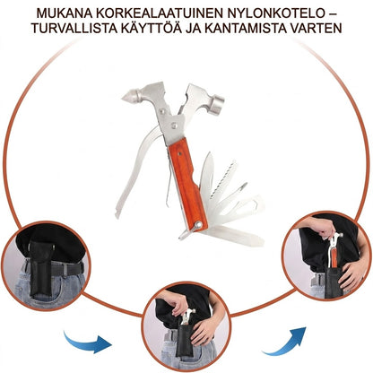 16-in-1 kannettava sorkkavasara-monitoimityökalu