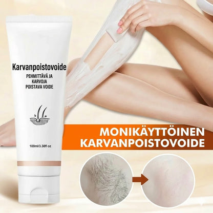 Monikäyttöinen ja aromaattinen hellävarainen karvanpoistovoide