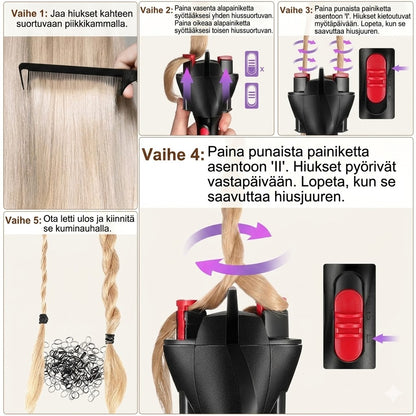 360° automaattinen hiustenletityskone