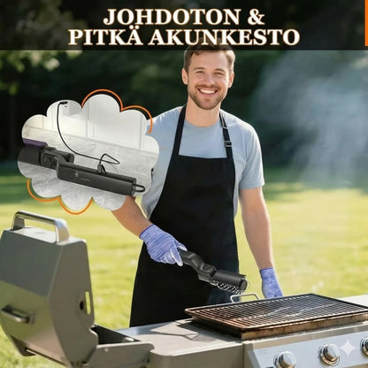 Johdoton sähköinen grillin puhdistusharja
