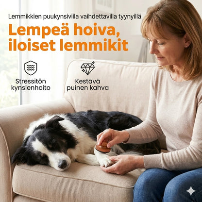 Puinen kynsiviila lemmikeille vaihdettavilla viilaustyynyillä