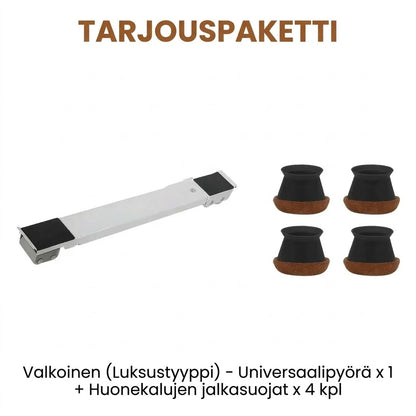 Raskaat säädettävät laiterullat